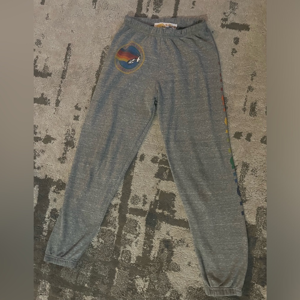 woman’s aviator nation sweatpants